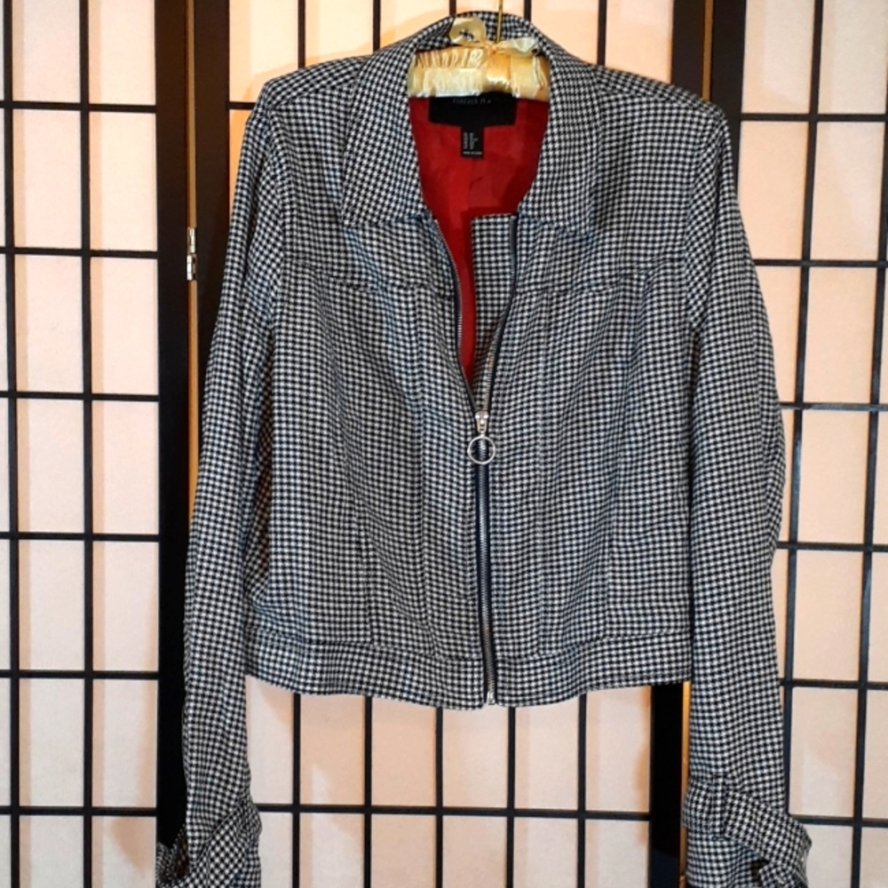 Forever 21+ Houndstooth jacket